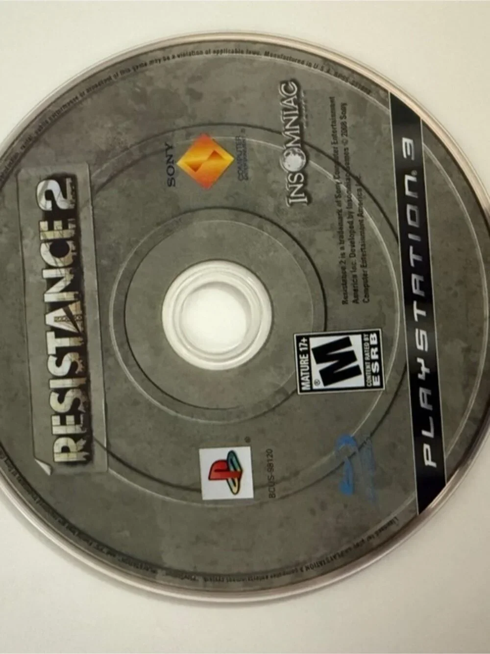 Resistance 2 – PS3 Game (Complete w/ Case, Disc & Inserts)